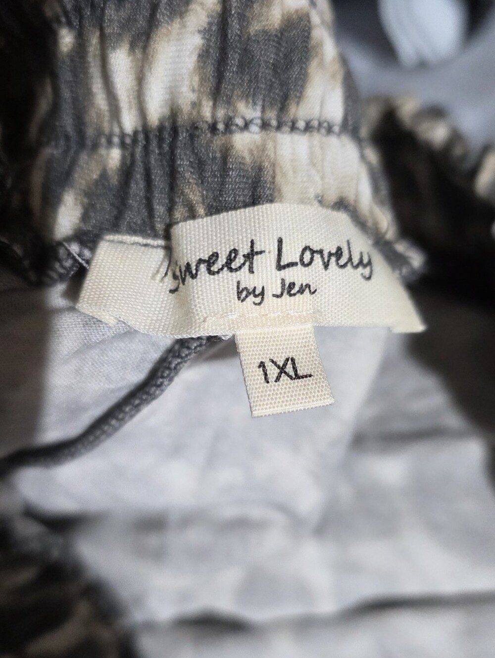 NWOT Sweet Lovely By Jen 1XL Cheetah Animal Print Flowy Knit Maxi Length Skirt - Picture 6 of 6